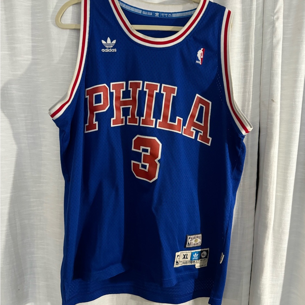 Adidas Blue PHILA Basketball Jersey